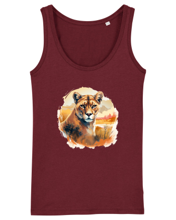 Lion Burgundy