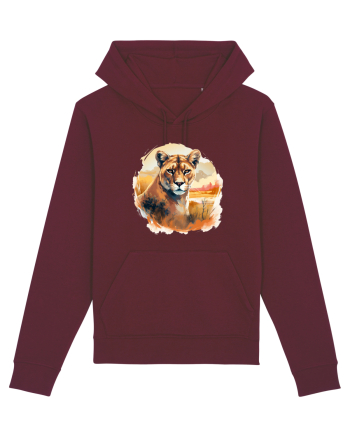 Lion Burgundy
