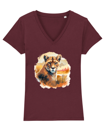 Lion Burgundy