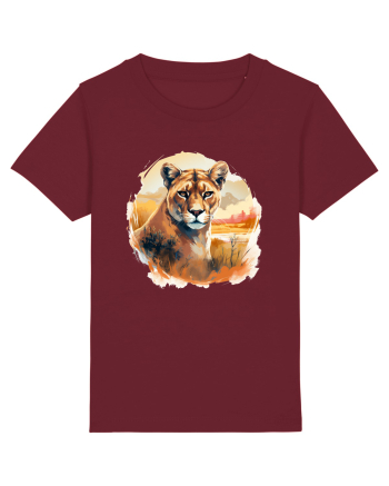 Lion Burgundy