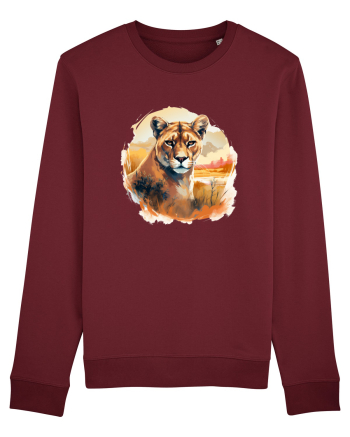 Lion Burgundy