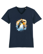 Penguin  splash Tricou mânecă scurtă guler V Bărbat Presenter