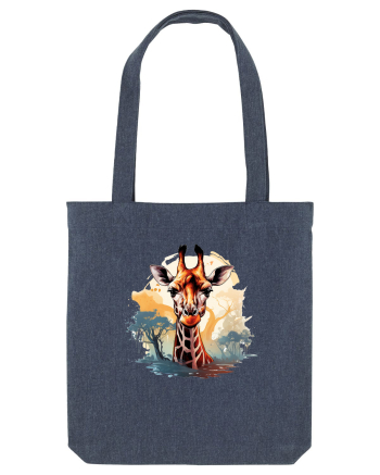 Savana Giraffe  Midnight Blue