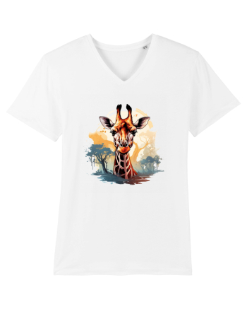 Savana Giraffe  White
