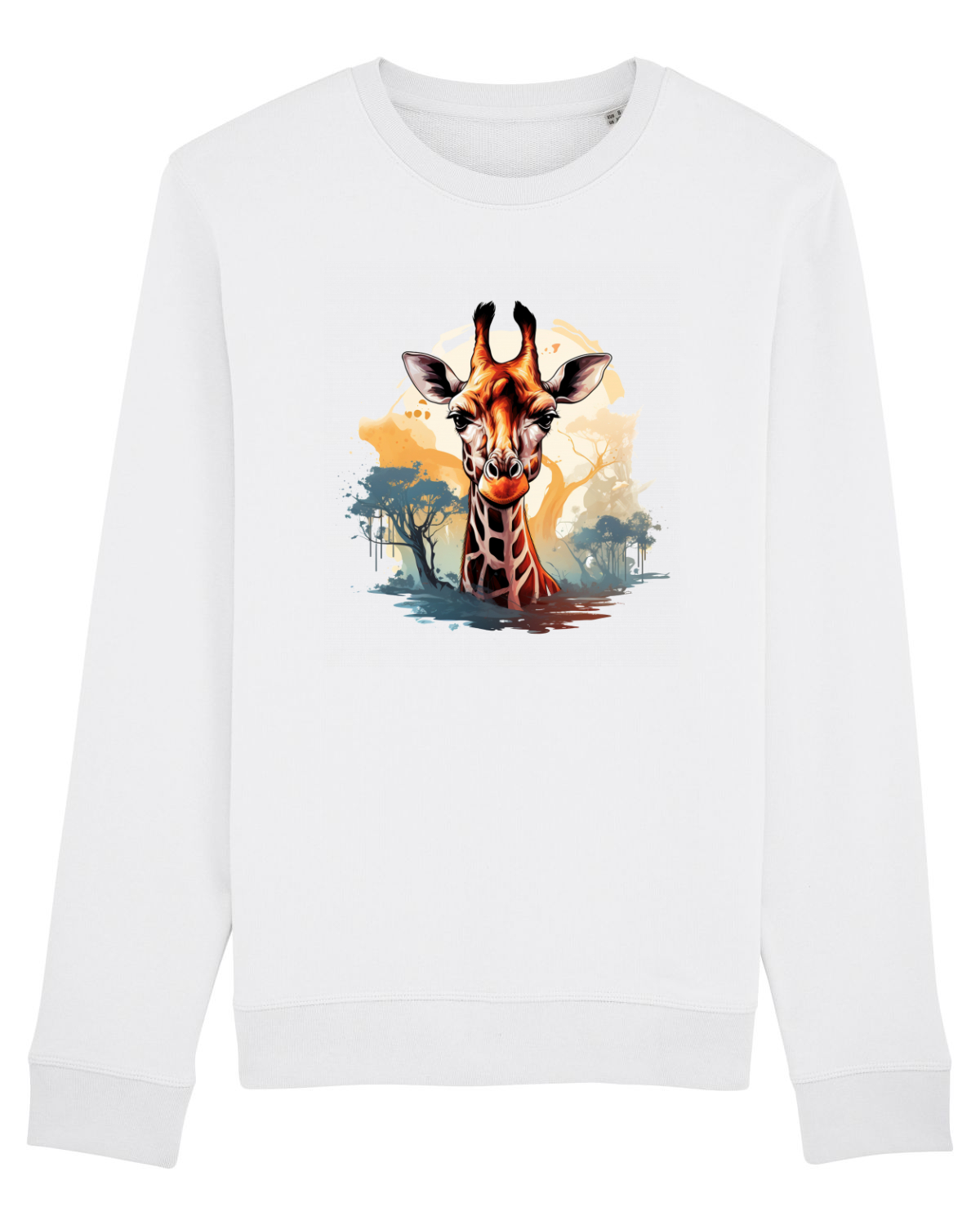 Bluză mânecă lungă Unisex Rise White