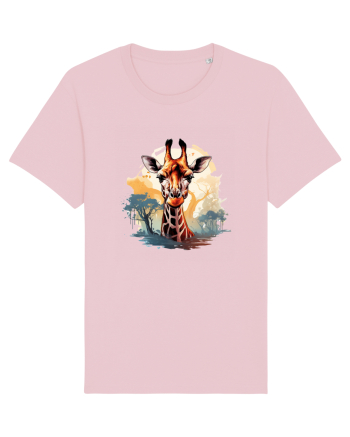 Savana Giraffe  Cotton Pink