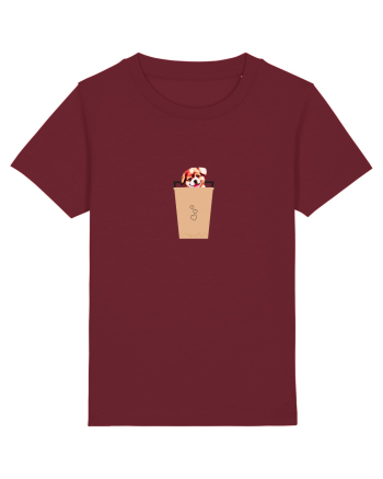 Puppy in a cup, not a pupcup Burgundy
