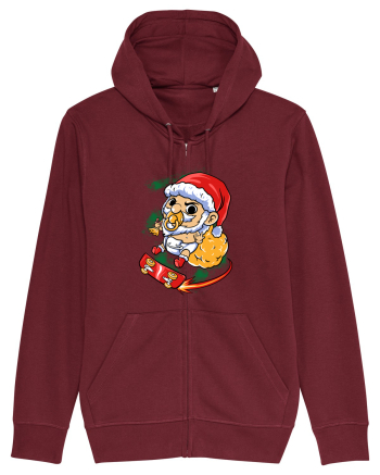BABY SANTA SKATEBOARDER Burgundy