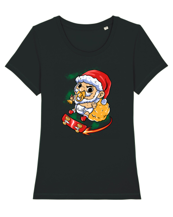 BABY SANTA SKATEBOARDER Black