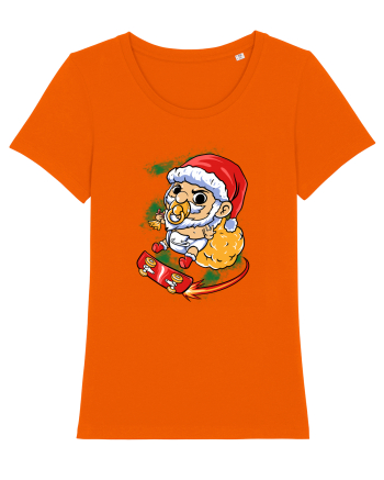 BABY SANTA SKATEBOARDER Bright Orange