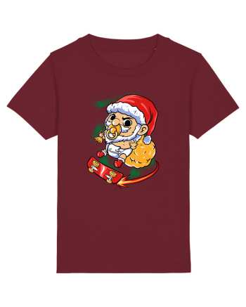 BABY SANTA SKATEBOARDER Burgundy