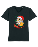 BABY SANTA SKATEBOARDER Tricou mânecă scurtă guler V Bărbat Presenter