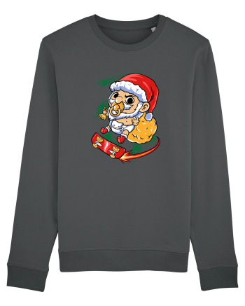 BABY SANTA SKATEBOARDER Anthracite