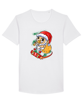 BABY SANTA SKATEBOARDER White