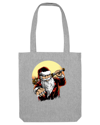 BADASS SANTA Heather Grey