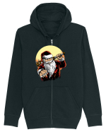 BADASS SANTA Hanorac cu fermoar Unisex Connector