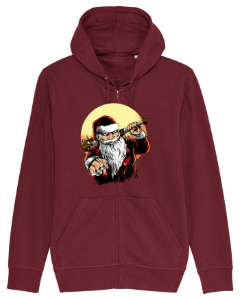BADASS SANTA Burgundy
