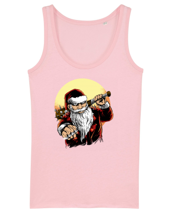 BADASS SANTA Cotton Pink