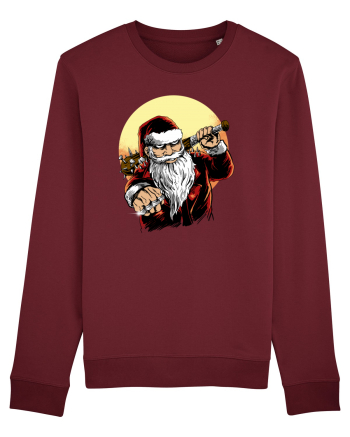 BADASS SANTA Burgundy
