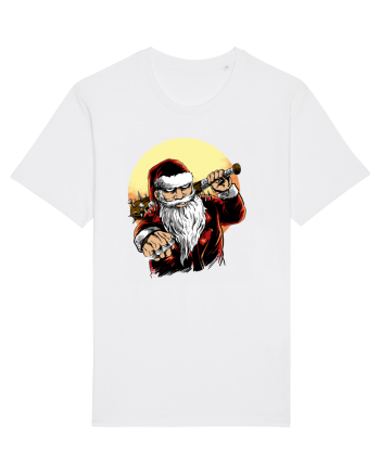 BADASS SANTA White