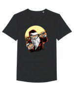 BADASS SANTA Tricou mânecă scurtă guler larg Bărbat Skater