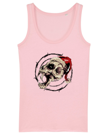 BLOODY SCREAMING SANTA Cotton Pink