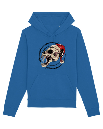 BLOODY SCREAMING SANTA Royal Blue