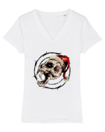 BLOODY SCREAMING SANTA Tricou mânecă scurtă guler V Damă Evoker