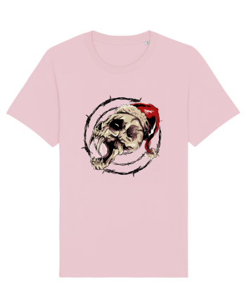 BLOODY SCREAMING SANTA Cotton Pink