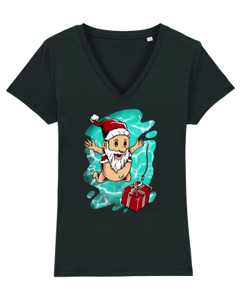 SANTA'S DEEP SURPRIZE Black