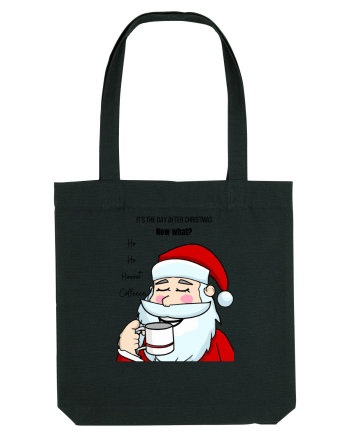 Santa needs coffee Black