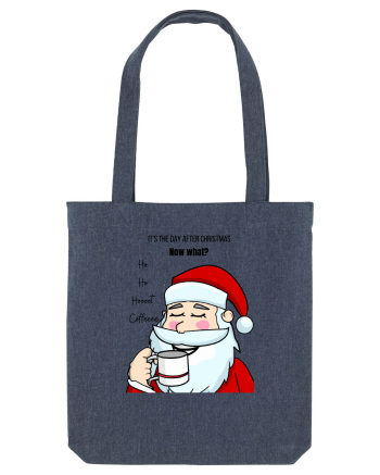 Santa needs coffee Midnight Blue