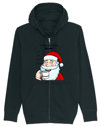 Santa needs coffee Black