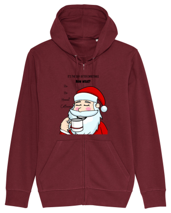 Santa needs coffee Burgundy
