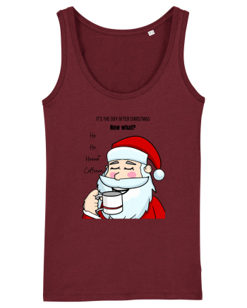 Santa needs coffee Burgundy