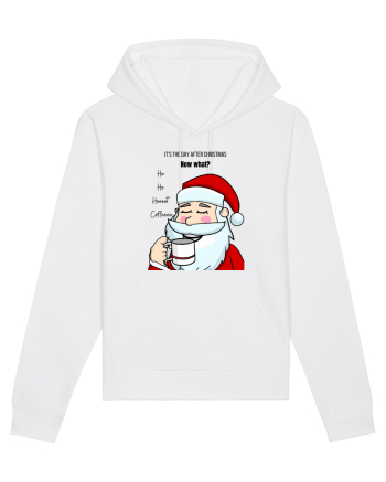 Santa needs coffee White