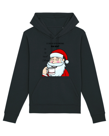 Santa needs coffee Black