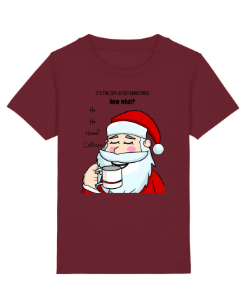 Santa needs coffee Burgundy