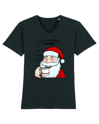 Santa needs coffee Black