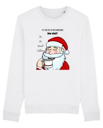 Santa needs coffee White
