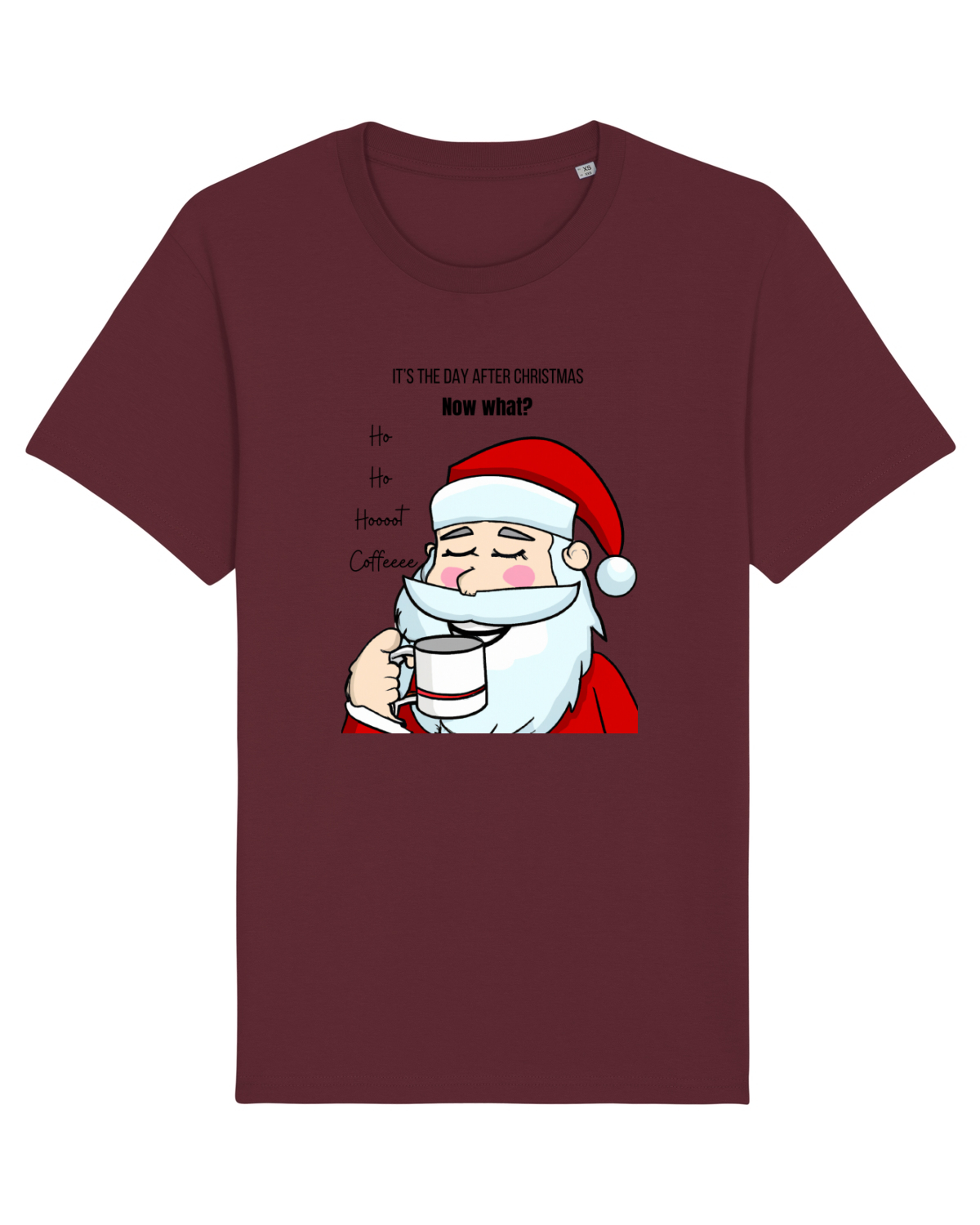 Tricou mânecă scurtă Unisex Rocker Burgundy