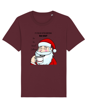 Santa needs coffee Burgundy
