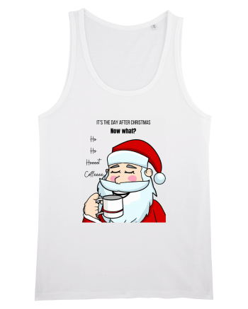 Santa needs coffee White