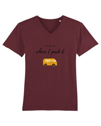 Home Is Where I Park It Burgundy