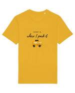Home Is Where I Park It Tricou mânecă scurtă Unisex Rocker