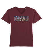 Travel Tricou mânecă scurtă guler V Bărbat Presenter