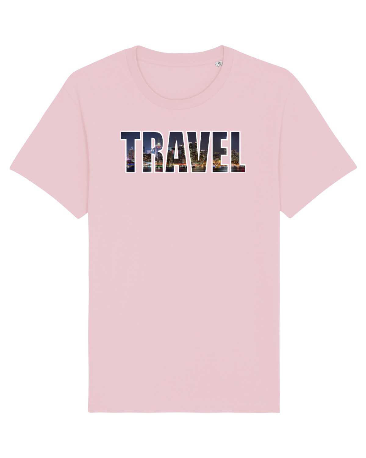 Tricou mânecă scurtă Unisex Rocker Cotton Pink