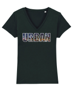 Urban Fashion Tricou mânecă scurtă guler V Damă Evoker