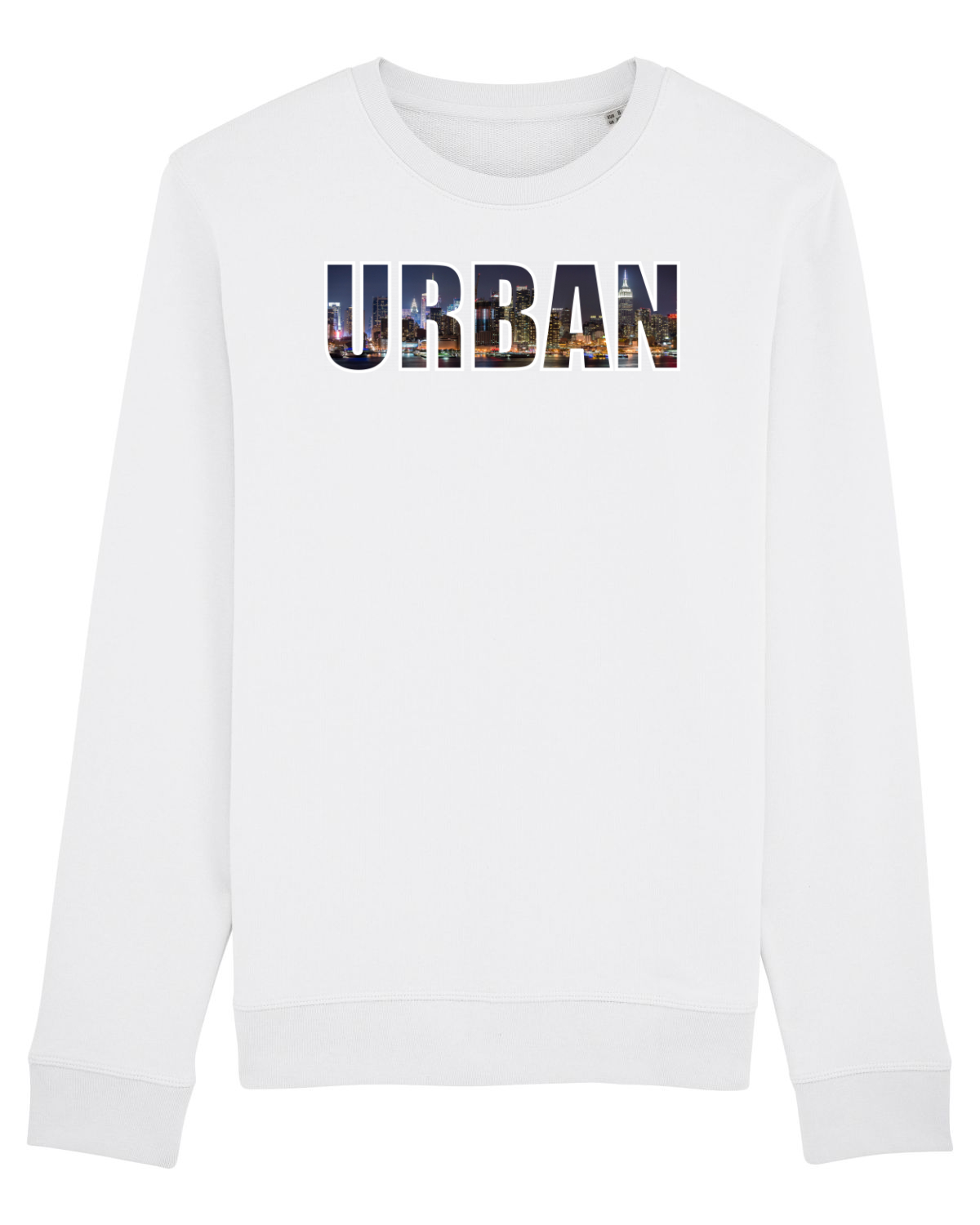 Bluză mânecă lungă Unisex Rise White