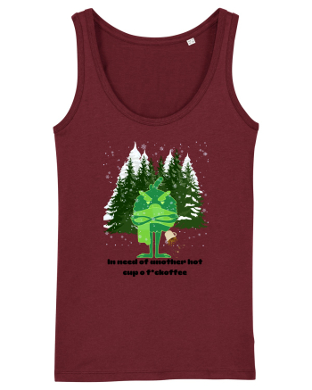 Grinch vibes Burgundy